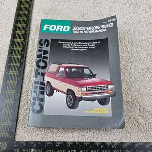 Chilton 8159 Ford Ranger Explorer Bronco II Repair Manual 1983-1994